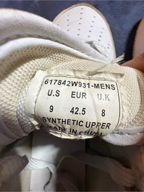Men's White Synthetic Upper Casual Sneakers
